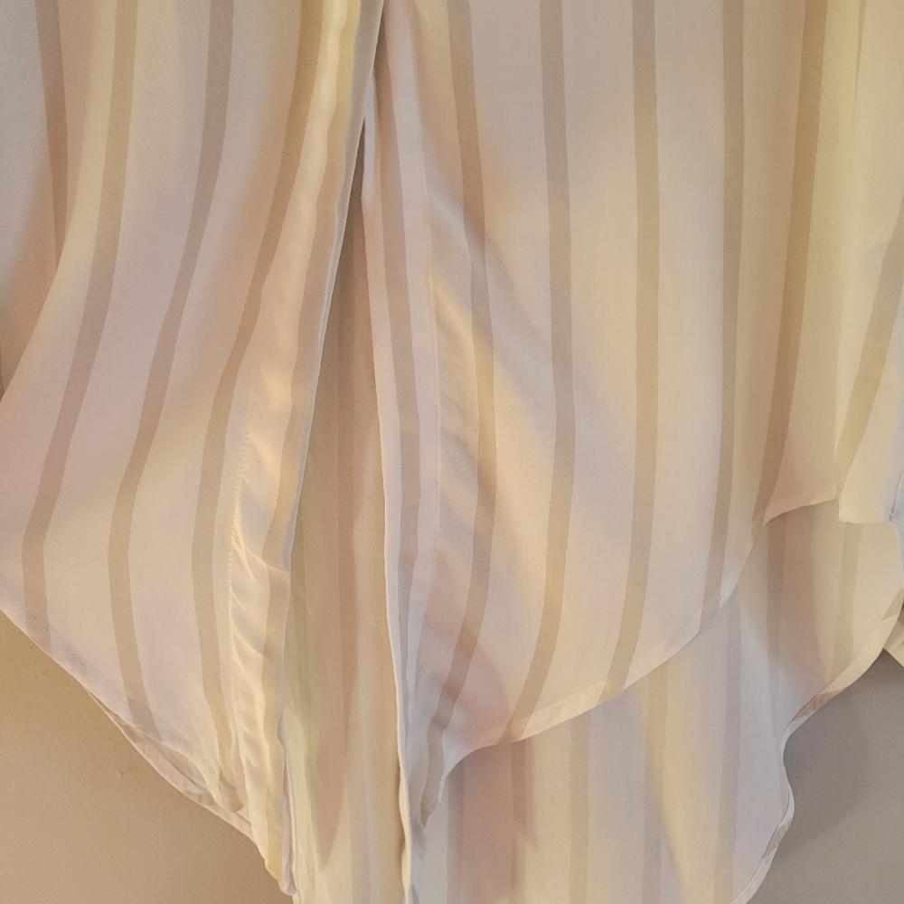 Anthropologie Maeve Sandbridge Button Down Tie‎ Front Top XS - Picture 11 of 16